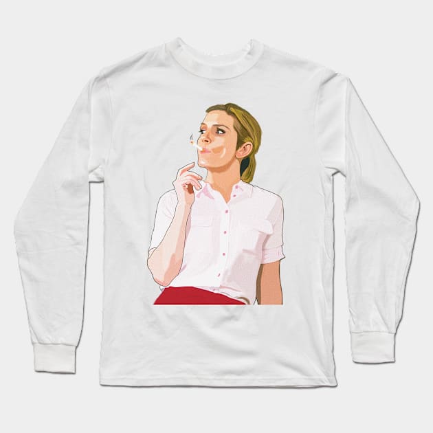 Kim Wexler design Long Sleeve T-Shirt by therustyart